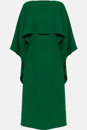 VALENTINO Abito midi in crêpe di seta