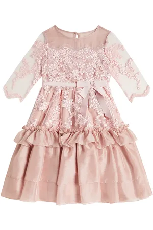 PATACHOU Abito in chiffon con volant