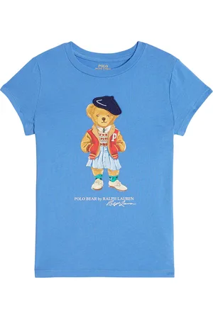 Ralph Lauren T-shirt Polo Bear in jersey di cotone
