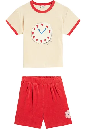Jelly Mallow T-shirt e shorts Watch in spugna