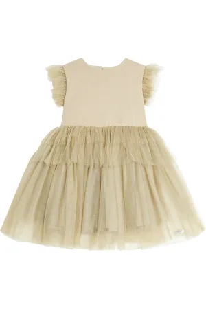 Donsje Abito Nena in misto cotone con tulle