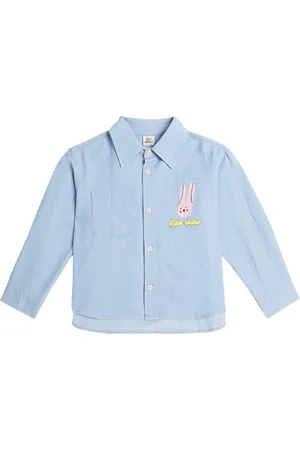 Jelly Mallow Camicia di jeans Rabbit con stampa
