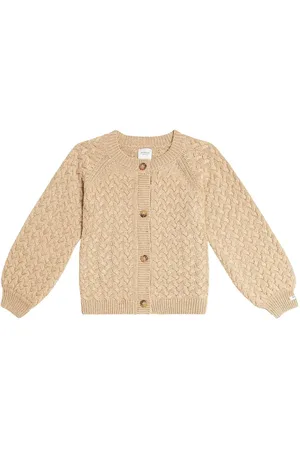 Donsje Cardigan Loena in misto lana e cotone