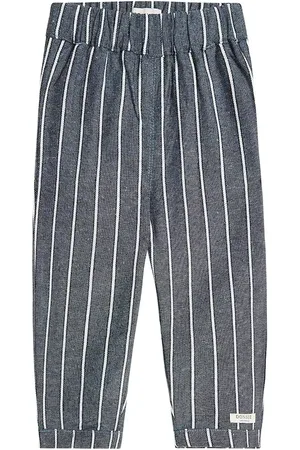 Donsje Baby - Pantaloni Mink in cotone e lino