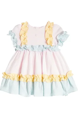 PATACHOU Baby - Abito in cotone con ruches