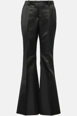Nina Ricci Pantaloni flared in raso
