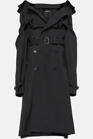 JUNYA WATANABE Abito midi in mohair e lana con cut-out