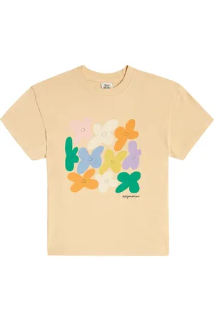 Jelly Mallow T-shirt Flower in jersey di cotone