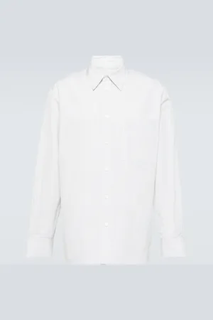 Bottega Veneta Camicia in cotone e lino a quadri