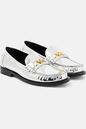 VERSACE Mocassini Medusa ‘95 in pelle metallizzata