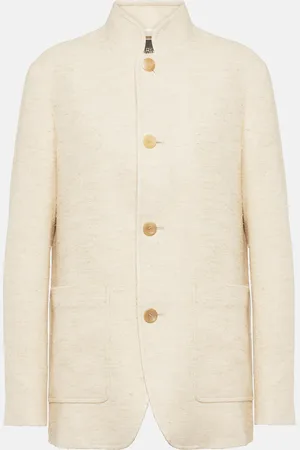 Loro Piana Blazer Spagna in lana, seta e lino