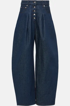 Jacquemus Jeans a gamba larga De-Nîmes Ovalo a vita alta