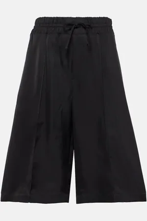 Jil Sander Pantaloni culottes a vita alta