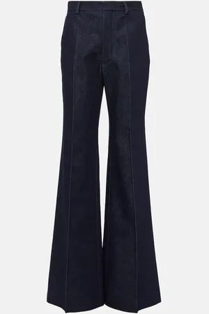 Loro Piana Pantaloni a gamba larga José in seta