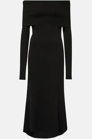 Dorothee Schumacher Abito lungo con scollo bardot