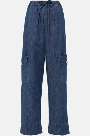 VALENTINO Jeans cargo a gamba larga