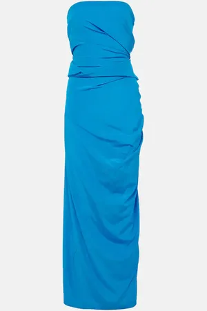 Proenza Schouler Abito lungo Odette in misto seta