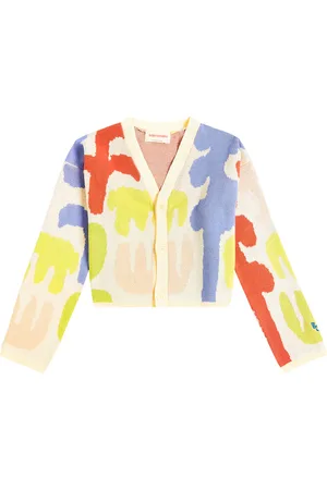 Bobo Choses Cardigan Carnival in jacquard di cotone