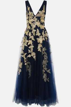 Costarellos Abito lungo Arcangela in tulle