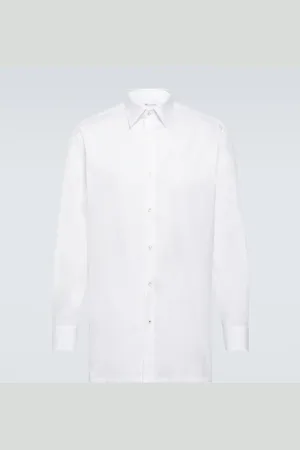 Loro Piana Camicia Oxford in popeline di cotone
