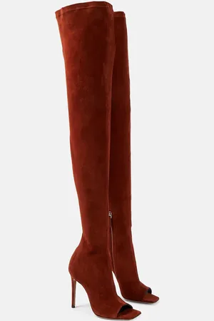 PARIS TEXAS Stivali cuissardes Amanda 105 in suede