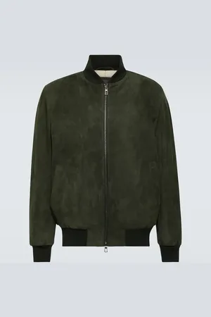 Loro Piana Bomber in suede