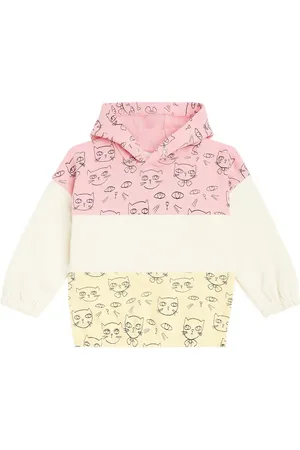 Mini Rodini Felpa Cathlethes in jersey di cotone