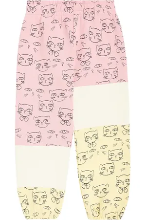 Mini Rodini Pantaloni sportivi Cathlethes in jersey