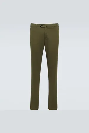 Loro Piana Pantaloni chino Pantaflat in misto cotone