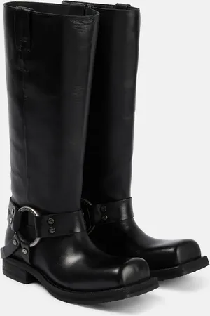 Acne Studios Stivali stile biker in pelle