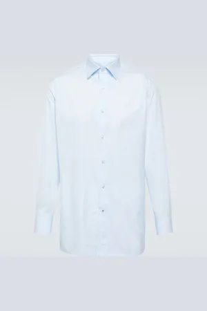Loro Piana Camicia Oxford in popeline di cotone