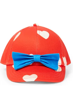 Mini Rodini Cappello da baseball Hearts in cotone