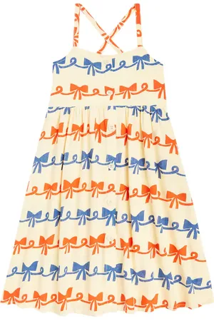 Bobo Choses Abito Ribbon Bow con volant