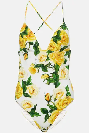 Dolce & Gabbana Costume intero con stampa floreale