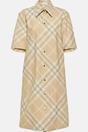 Burberry Chemisier in cotone Check