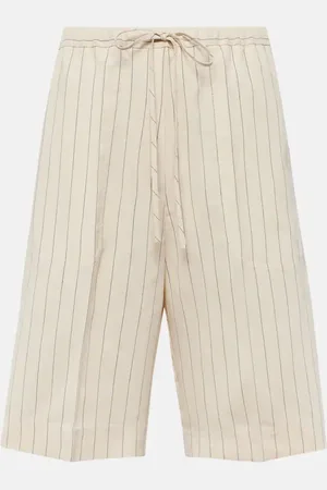 Totême Shorts in twill a righe