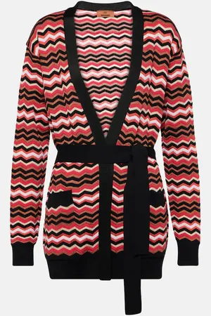 Missoni Cardigan in misto cotone a zig-zag