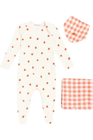 Bobo Choses Baby - Tutina, bavaglino e coperta Tomato
