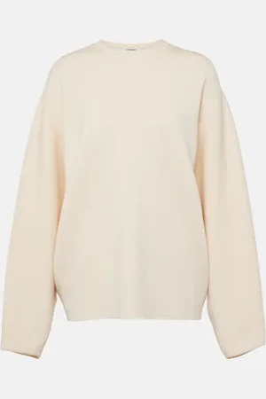 Fforme Pullover oversize in lana e cotone