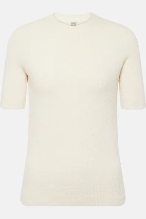 Totême T-shirt in spugna di misto cotone