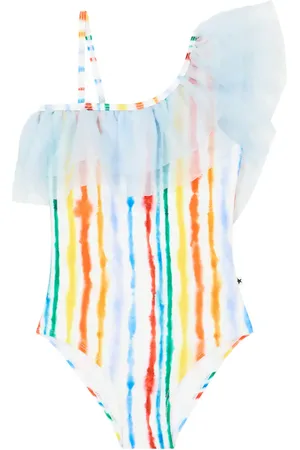 Molo Costume intero Nilla tie-dye a righe