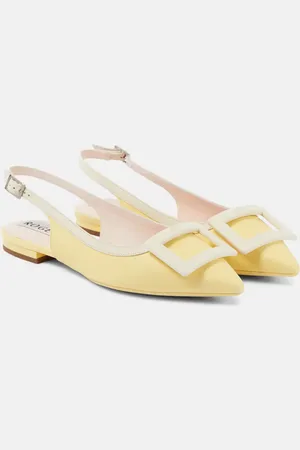 Roger Vivier Ballerine slingback Gommettine in pelle