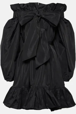 Patou Miniabito in faille con scollo bardot