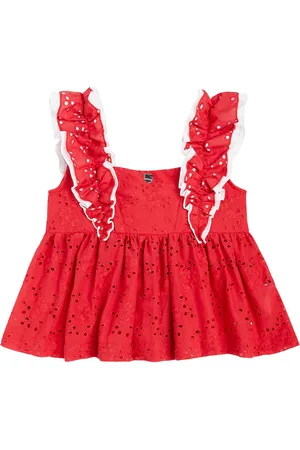 MONNALISA Top in mussola di cotone