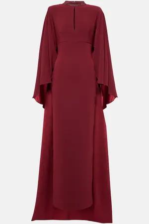 Roland Mouret Abito lungo con cristalli
