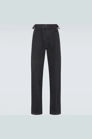 Balenciaga Pantaloni regular in canvas di cotone