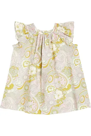 BONPOINT Baby - Abito Carmella in cotone con stampa floreale