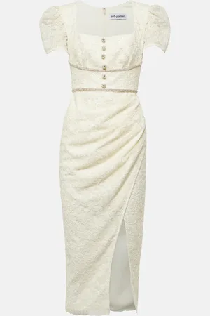 Self-Portrait Bridal - Abito midi in pizzo