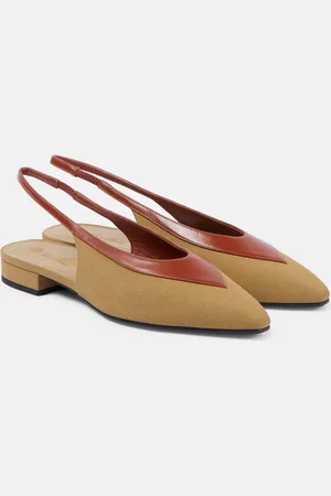 Loro Piana Ballerine slingback Rebecca con pelle