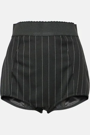 Dolce & Gabbana Shorts gessati in misto lana